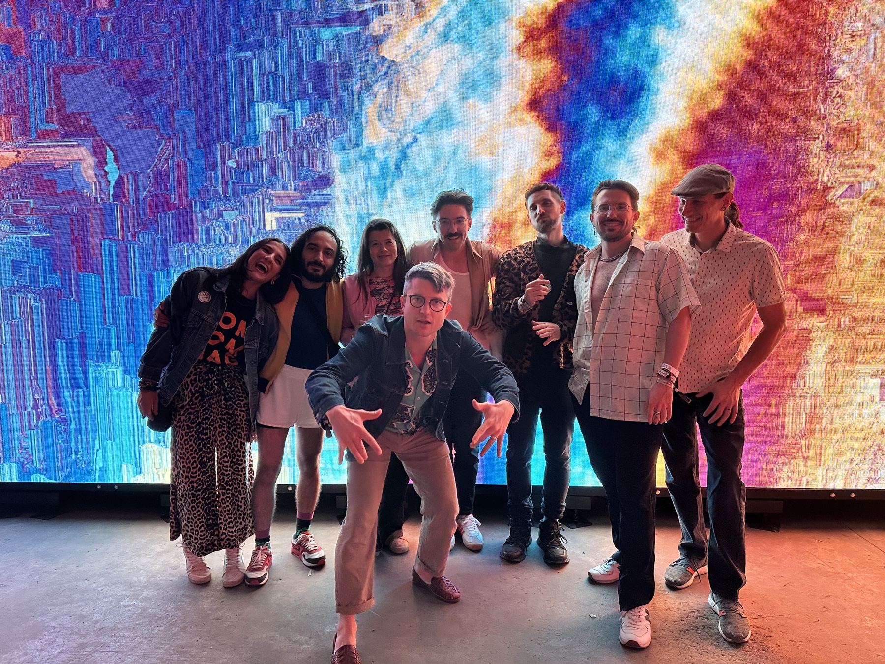 Thirteen Artizens gathered during Art Basel Miami