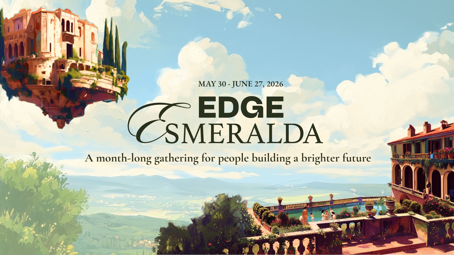 The landscape around Edge Esmeralda in Healdsburg